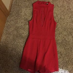 Red Squort Romper